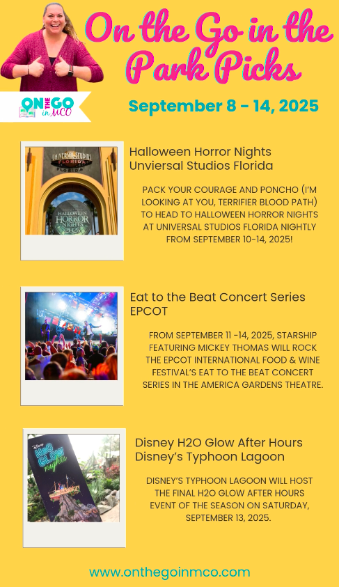 On the Go in the Park Picks September 8 to 14 2025