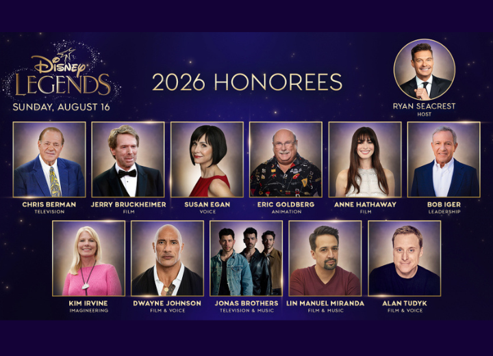 2026 Disney Legends Award Recipients Head Shots