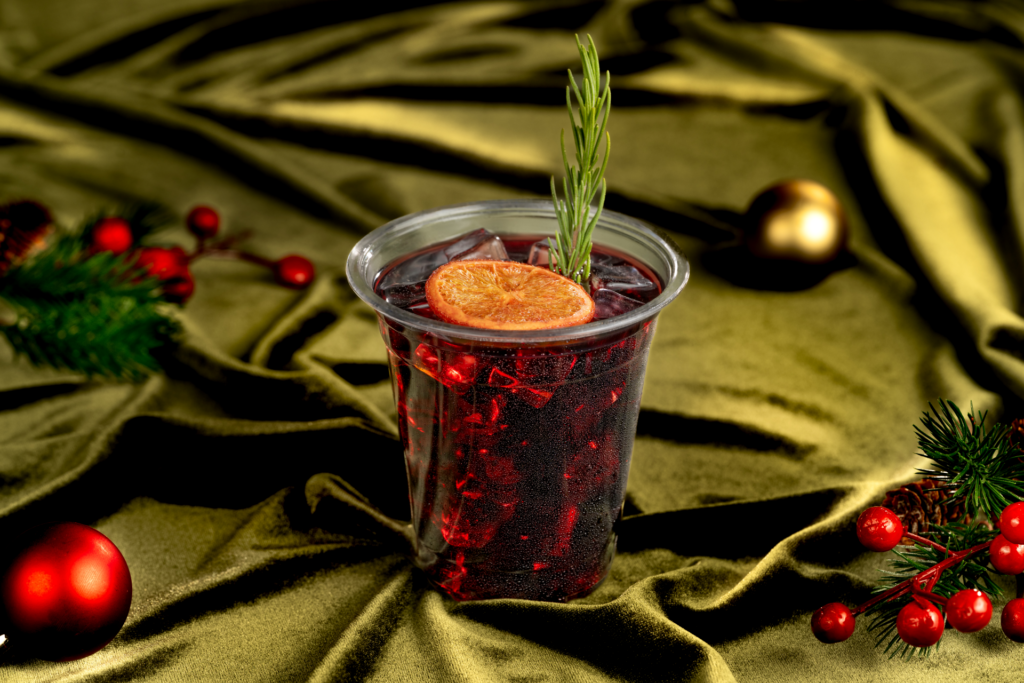 Chilled Mulled Wine at Santa's Holiday Grove at Disney's Animal Kingdom Theme Park