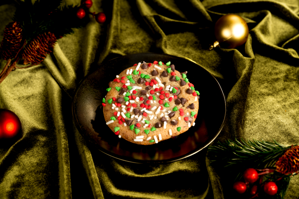 Festive Chocolate Chip Cookie at Santa's Holiday Grove and Creature Comforts at Disney's Animal Kingdom Theme Park