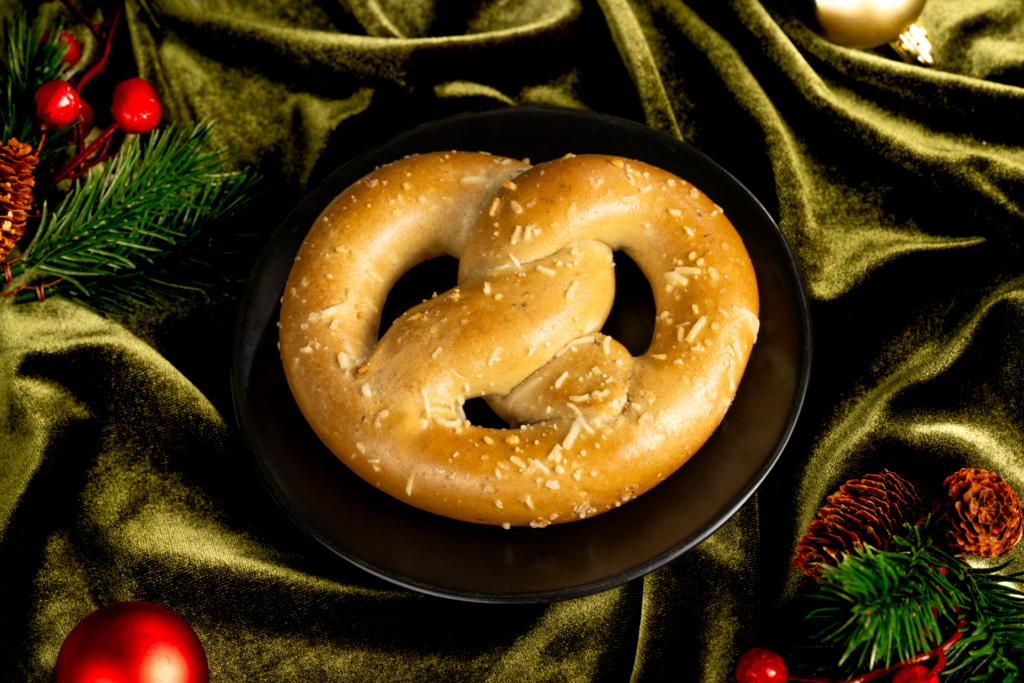 Jalapeño-Cheddar Pretzel at Santa's Holiday Grove at Disney's Animal Kingdom Theme Park