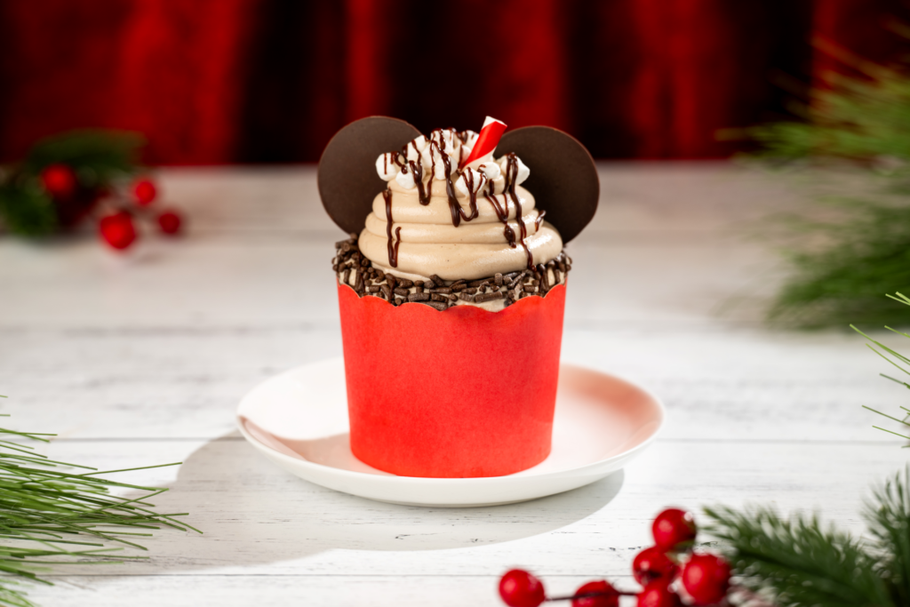 Mickey Holiday Chocolate Cupcake at Walt Disney World Resort