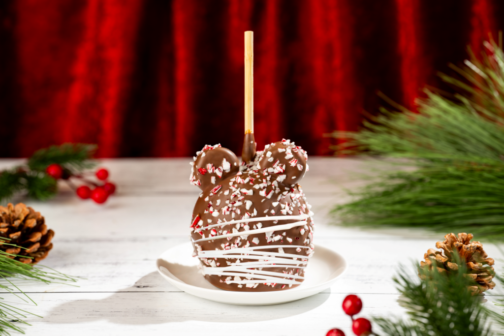 Mickey Peppermint Caramel Apple at Disney's Candy Cauldron at Disney Springs