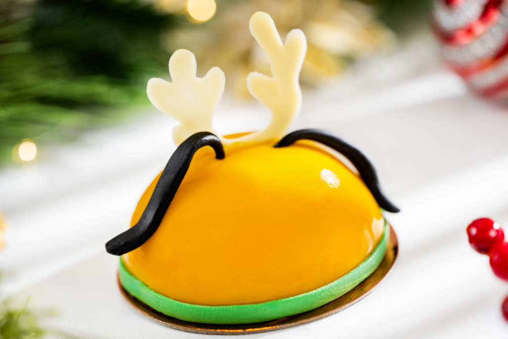 Pluto Reindeer dessert at Amorette's Patisserie at Disney Springs
