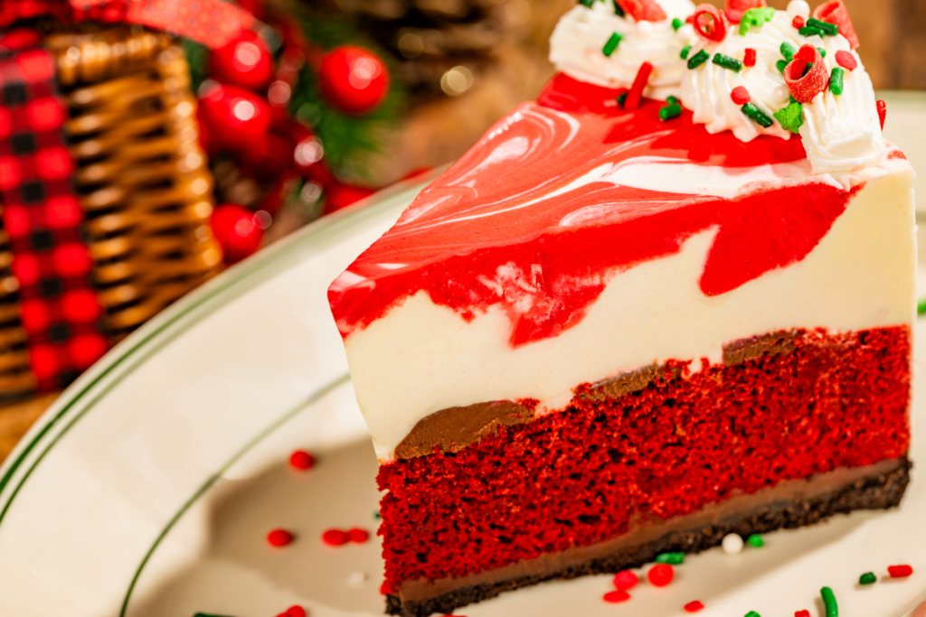 Red Velvet Cheesecake at The Plaza Restaurant at Magic Kingdom Park