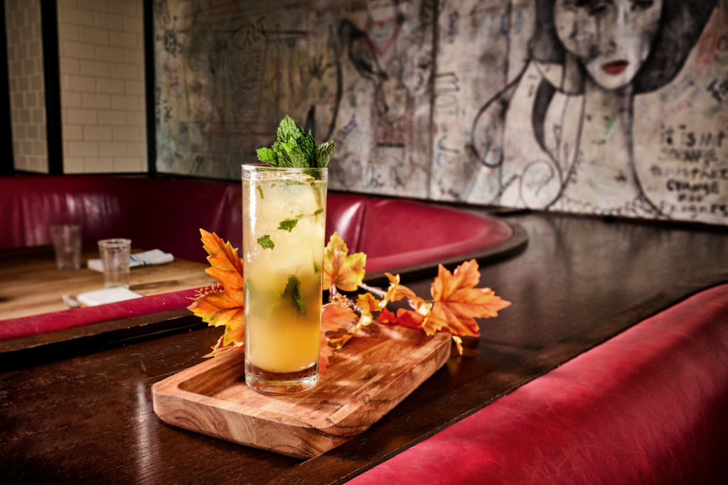 Spiced Apple holiday cocktail at Enzo's Hideaway at Disney Springs